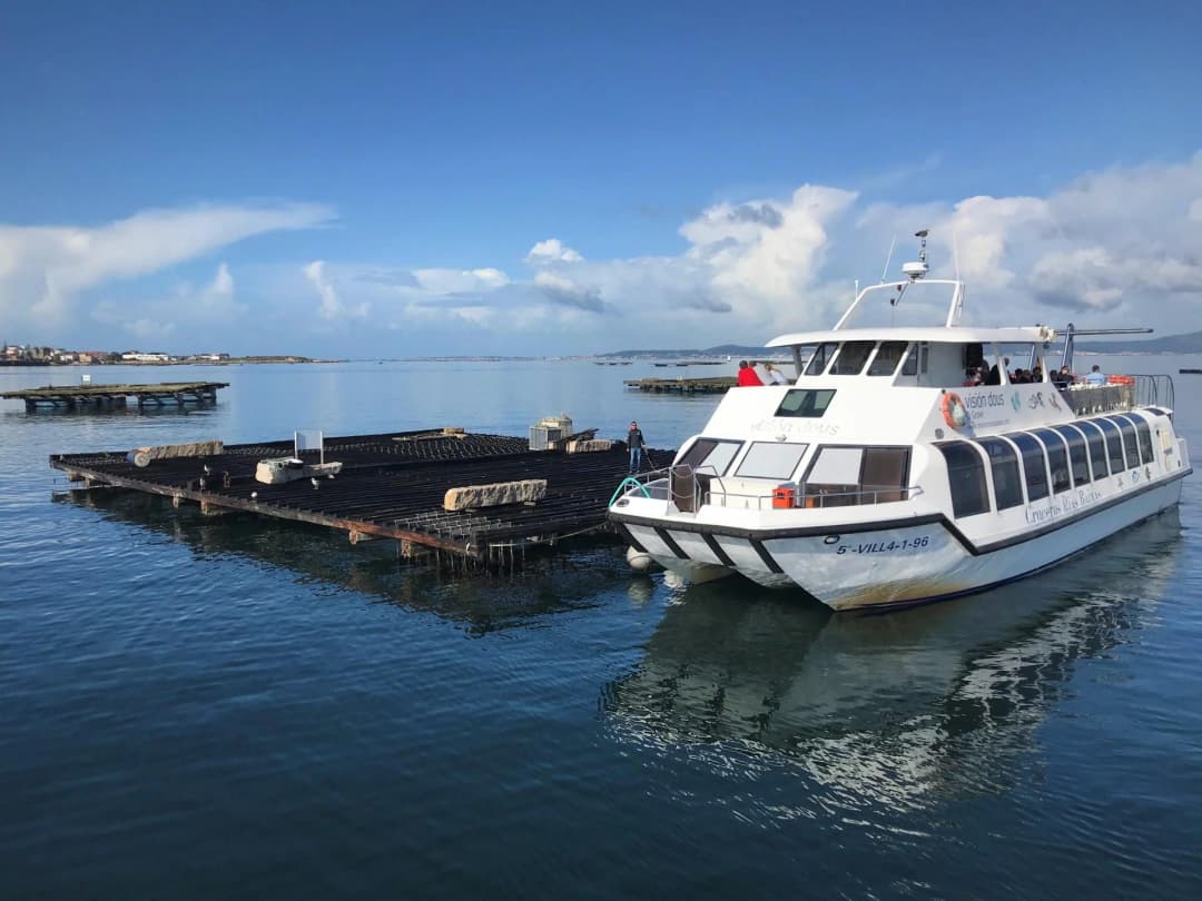 From Santiago: Tour to Rias Baixas with Boat Trip and Winery