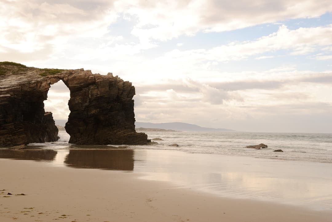 From Santiago: Tour to Cathedrals Beach, Lugo, and Asturias
